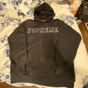 Supreme Drop Shadow Hooded Sweatshirt 
